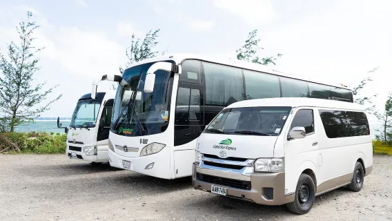 Transfert aller-retour entre Boracay et les aéroports de Caticlan/Kalibo [combiné voiture-bateau]|Tout compris