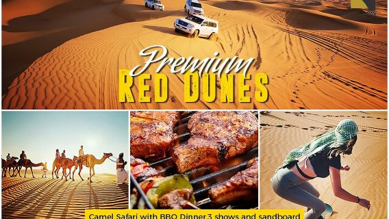 Premium Desert Safari Dubai: Desert Camping & Dune Bashing
