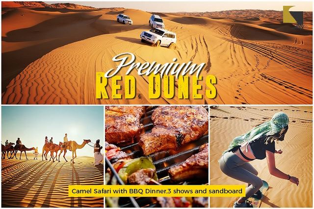 Premium Desert Safari Dubai: Desert Camping & Dune Bashing
