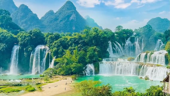 德天跨國瀑布全景暢玩一日遊【拼小團/大巴團+成人含接駁車】