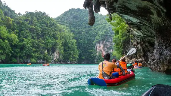 皮划艇2.5小時【007島 & 攀牙灣 & 猴子洞皮划艇拼團遊3227】