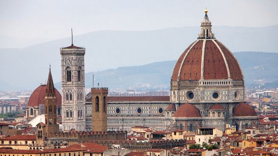 Florence Cathedral of Santa Maria del Fiore + Uffizi Gallery + Pitti Palace + Leaning Tower of Pisa 1-day tour