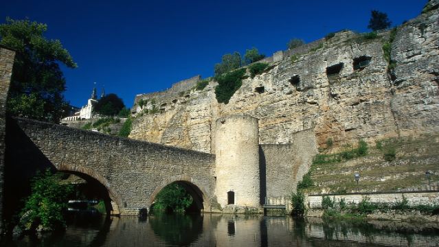City Train in the old town of Luxembourg