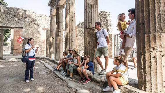 Naples ou Sorrente : visite d'une journée complète à Pompéi et au Vésuve
