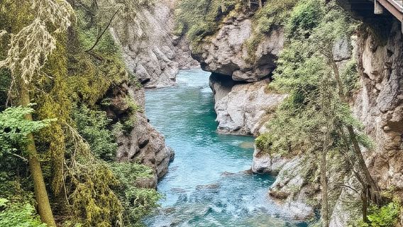 カルガリー/バンフ:レイク・ルイーズ、モレーン、エメラルドのシェアシャトル