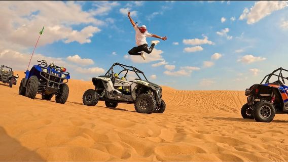 Doha: QuadBike, Buggy, Camel Ride, DuneBashing, Sandboarding