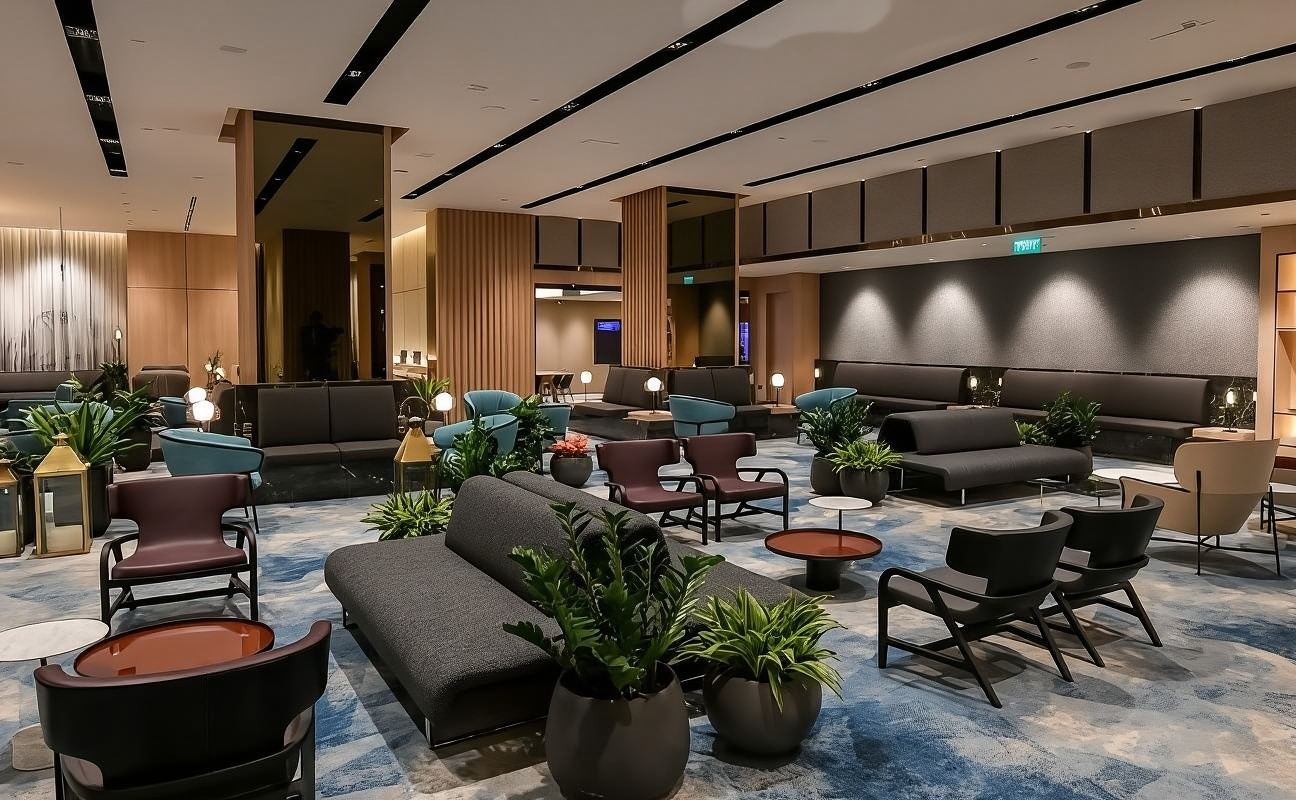 VIP-Lounge am Flughafen Singapur Jewel (öffentlicher Bereich) - Internationaler Flughafen VIP-Bereich zur Entspannung, Komfort und schneller Abfertigung mit Sicherheitsgarantie