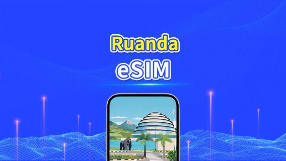  Ruanda 4G eSIM | Tägliches/Gesamt-Datenpaket | 1–30 Tage | 24-Stunden-Abrechnung | QR-Code