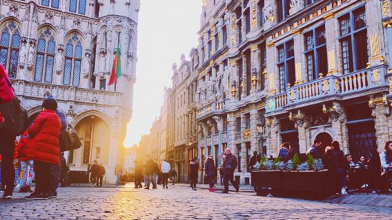 Brussels Highlights Walking and Bus Tour w/ Waffle