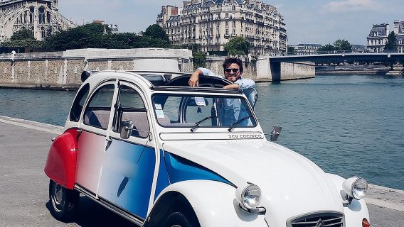 Tour privato di Parigi: tour romantico in una 2CV