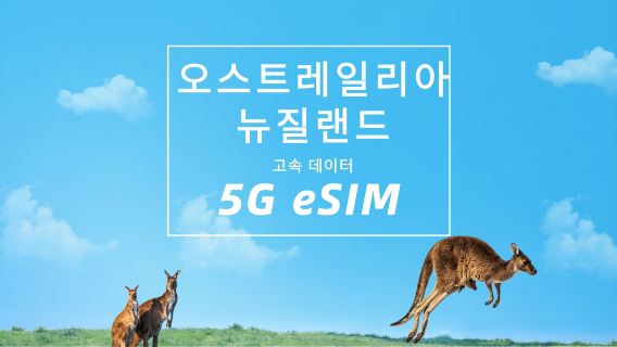 호주 및 뉴질랜드(호주-Telstra/뉴질랜드-Spark) | 5G eSIM | 고속 데이터 | 전체 패키지 | 자연스러운 날 | 빠른 설치 | QR 코드