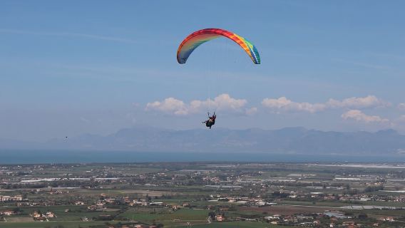 Paragliding Flight in Paestum