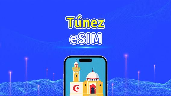 eSIM Túnez | 4G | Paquete de Datos Diario/Total | 1–30 días | Facturación 24 Horas | Código QR