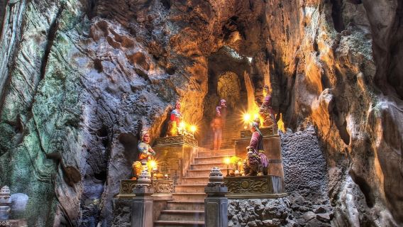 ภูเขาหินอ่อน – เมืองโบราณฮอยอัน – (วัดหลินอึ๋ง - ตัวเลือก)