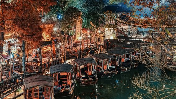 Wuzhen Independent group one-day tour(Zhaoming Academy + Jiangnan Folk Customs Museum + Women's Red Street)