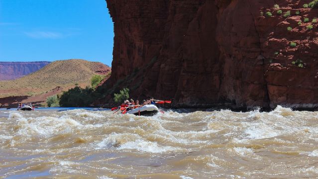 Halbtägige Raftingtour am Nachmittag ab Moab – Colorado River