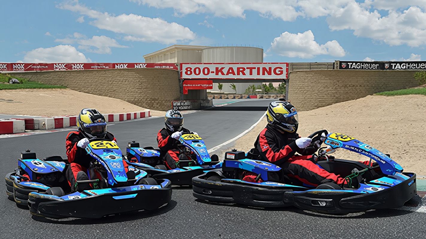 Esperienza di karting indoor e outdoor al Dubai Autodrome