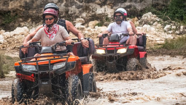  ATV 4×4+Snorkeling+Beach Club+ Lunch+Sabores de Cozumel