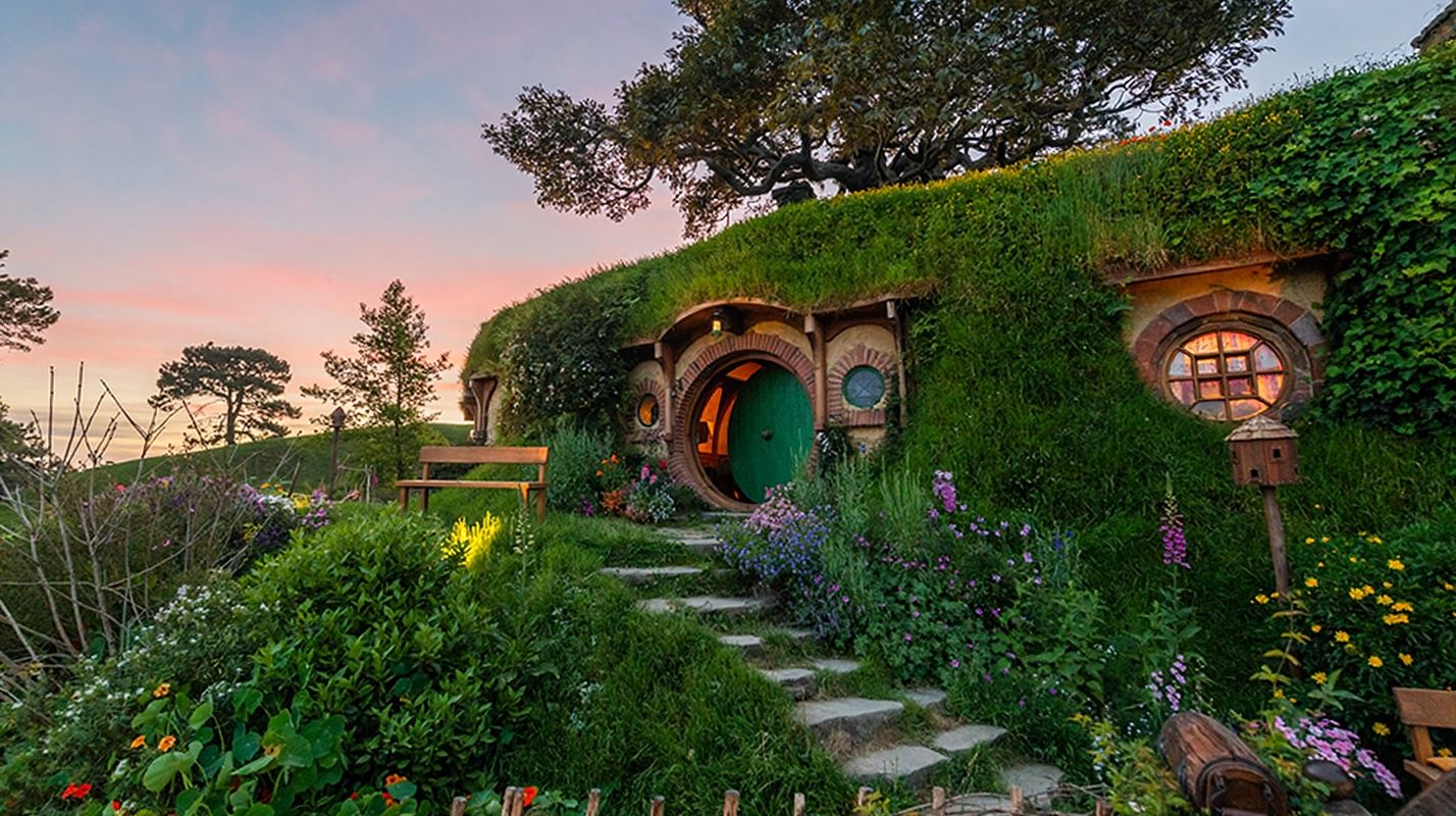 뉴질랜드 호비튼 영화 세트 관광 당일 치기 여행 오클랜드 왕복 [로터루아 선택 가능/영어 가이드]