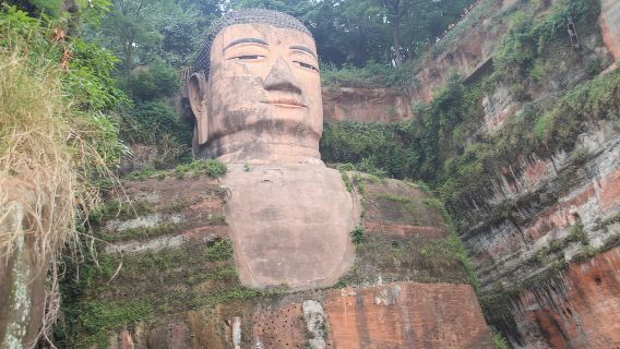 成都：パンダ、大仏、青城山への小グループツアー