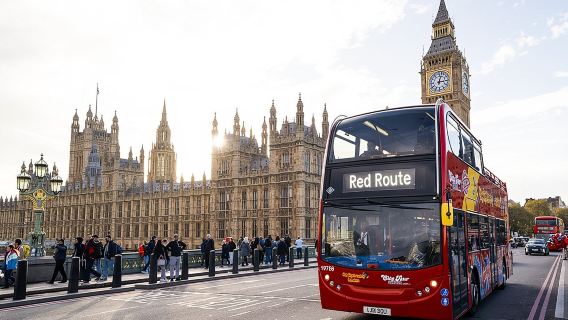 City Sightseeing London Hop-On Hop-Off Bus Tour & Bookable Extras