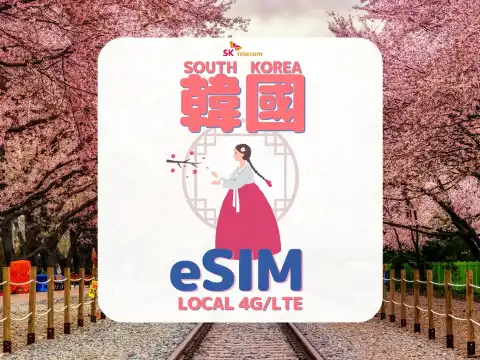 無料Tマネー｜韓国eSIM】韓国SKテレコムの高速ネイティブデータ＆通話