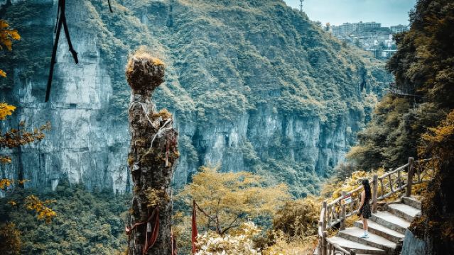 Must-Visit Twin Attractions in Tongren: Private Day Tour to Tongren Grand Canyon and Cinnabar Ancient Town