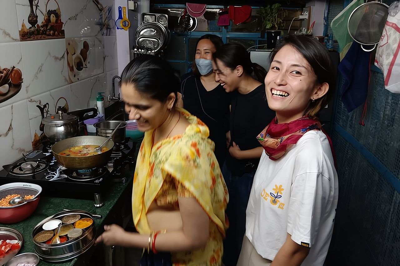 Lezione di cucina privata con la famiglia a Jodhpur
