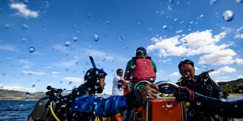 玉溪撫仙湖+零海拔潛水體驗潛水水肺潛水1小時【裝備齊全+專業教練帶潛+零基礎可體驗】