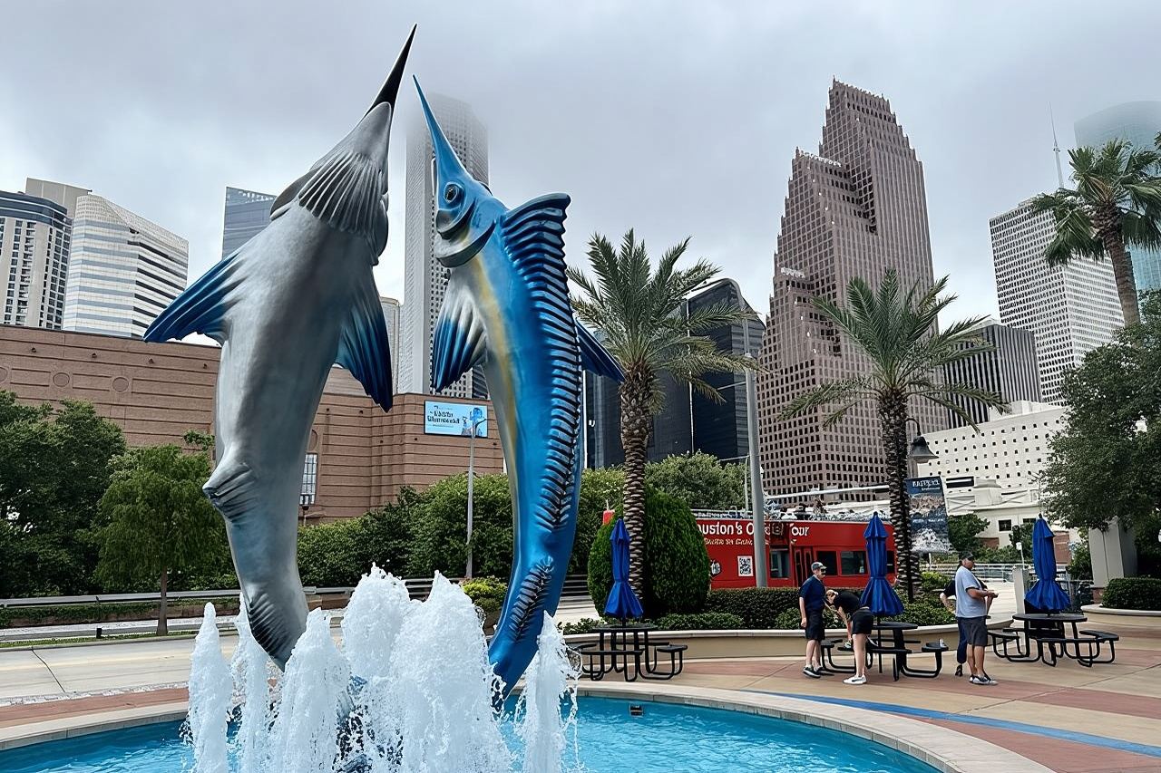Tour della città di Houston e pass per tutte le attrazioni dell'Acquario del centro