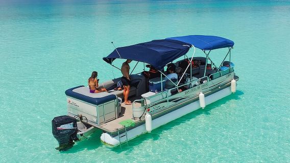 3 hr Pontoon Tour with access to Beach Club and Free Kayaks