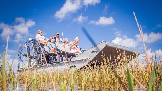 Airboat tour of the Everglades National Park
