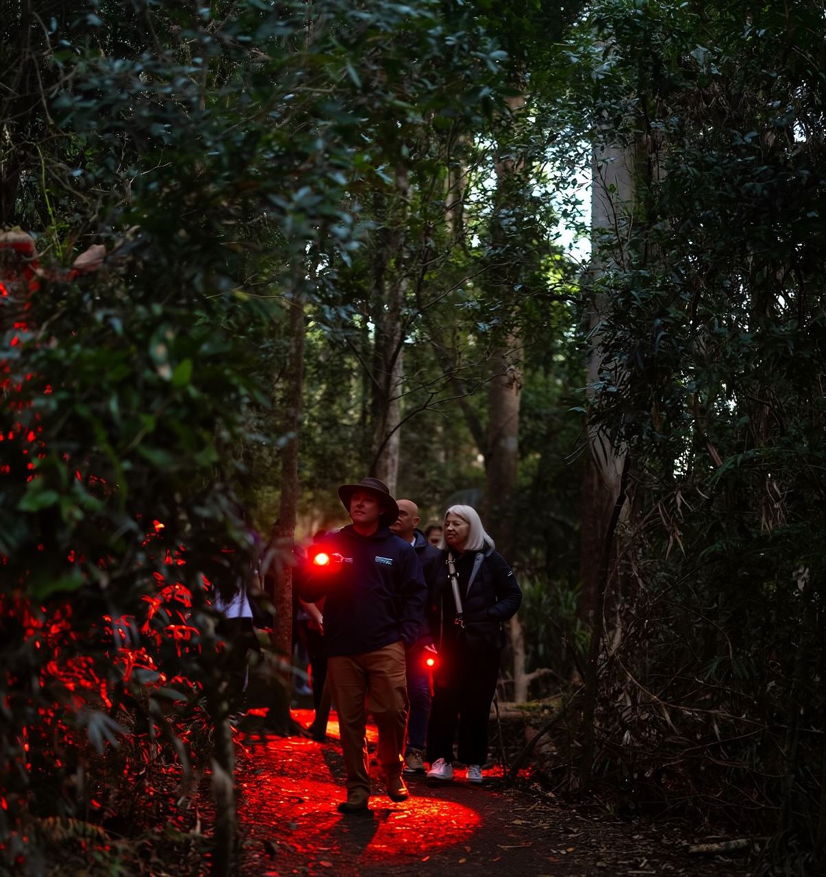 Gold Coast Glühwürmchen-Nachtwanderung [Tamborine Mountain | Optionale englischsprachige Tour inklusive Essen | Alternative zu Springbrook]