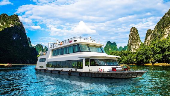 桂林漓江四星遊船/三星遊船一日遊【銀子岩可選|酒店上門接送服務