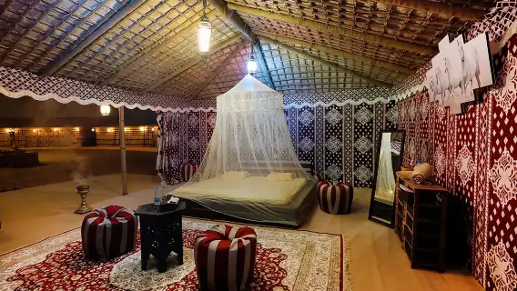 阿聯酋杜拜沙漠營地體驗一日遊【沖沙騎駱駝營地燒烤，過夜觀星】