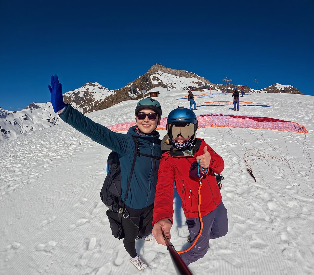 Mürren: Paragliding Panorama Tandem Flight Full Experience