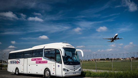 Sân bay Fiumicino (FCO): Xe buýt đưa đón từ/đến Rome Termini