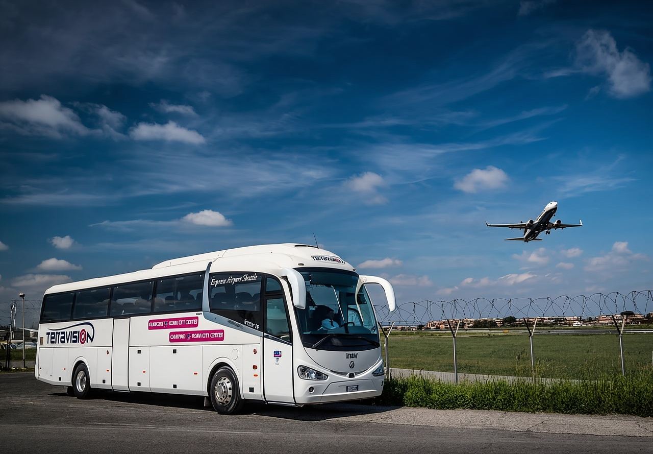 Fiumicino Airport (FCO): Bus Transfer from/to Rome Termini
