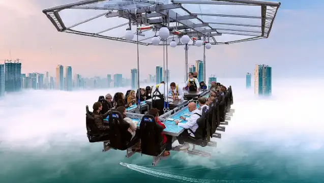 杜拜天空餐廳 – 360度城市景觀懸浮餐廳 (午餐/晚餐/下午茶)