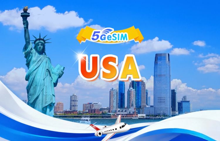 USA 5G eSIM | DayPass /Total | 500MB/day-total 100GB | 1-90 days | QR code (excluding Guam and Saipan)