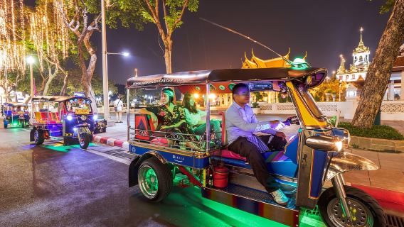 Bangkok : Aventure en Tuk Tuk dans Chinatown, gastronomie Michelin et temples