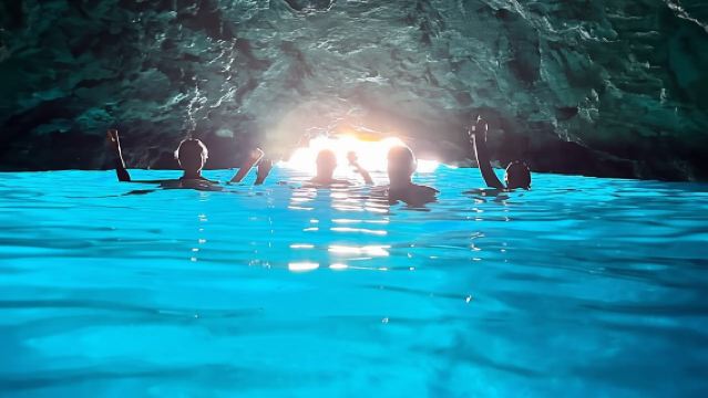 Blue Cave-Green caves-Lopud Sandy beach - tour with drink