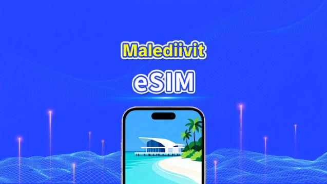 Malediivien eSIM | 5G/4G | Nopea data | 24 tuntia | Valittavissa oleva päivämäärä | QR-koodi