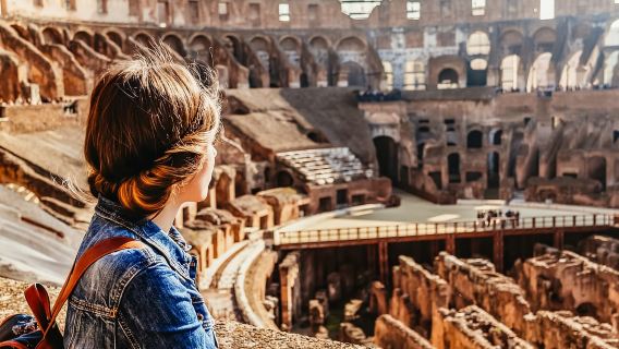 Colosseum + Roman Forum + Palatine Hill Half Day Tour in Rome, Italy