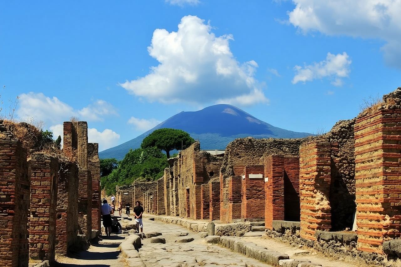 Escursione di un giorno a Pompei e al Vesuvio da Napoli con accesso prioritario