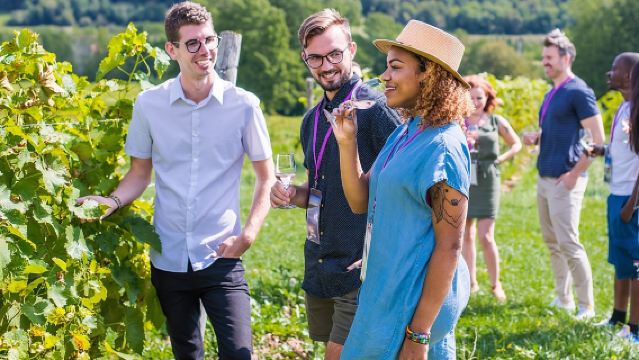 Escape con vino y almuerzo