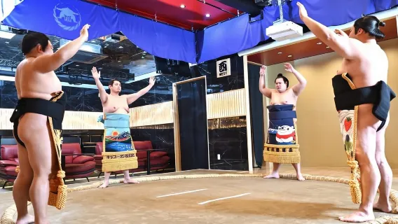 Tokyo Sumo & Geisha Show met A5 Wagyu-diner in Asakusa