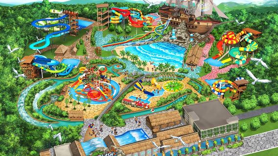 Selangor: Tiket Masuk SplashMania Waterpark di Gamuda Cove
