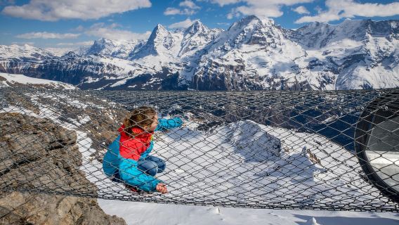 From Lausanne: Spectacular Schilthorn with 007 Experience