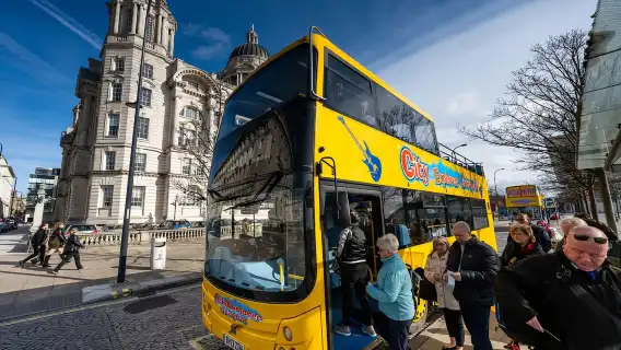 Liverpool: River Cruise and Hop-On Hop-Off Bus Tour
